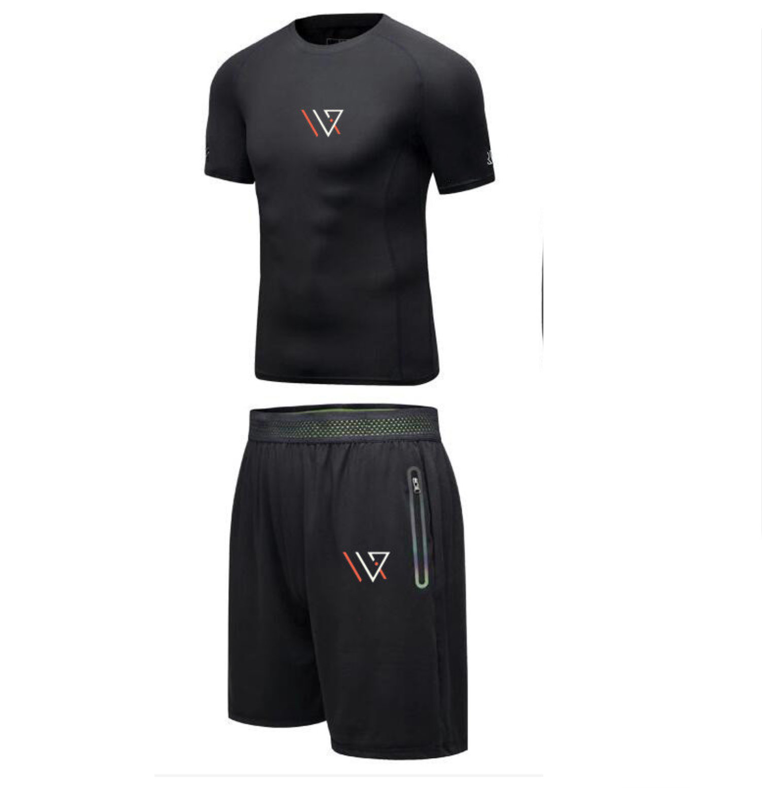 Mens Black Two Piece Set_Both02